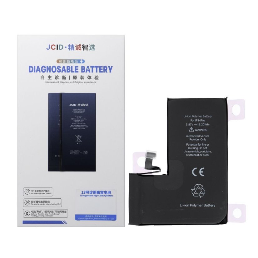 Akkumulátor Jcid Diagnosable (Used) Battery iPhone 14 Pro 3410 mAh (High Capacity)
