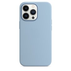 szilikon tok iPhone 13 Pro MagSafe készülékkel - Blue Fog design (világoskék) szilikon tok iPhone 13 Pro MagSafe készülékkel - Blue Fog design (világoskék)