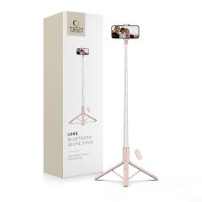 Selfie tyč Tech-Protect L09S Bluetooth Selfie Stick Tripod Pink