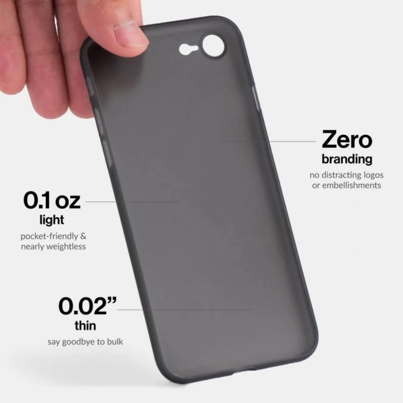Vékony, minimális iPhone 7/iPhone 8/SE 2020/2022 fekete