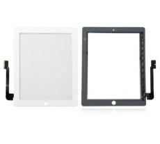 Apple iPad 3/iPad 4 - dotyková plocha, sklo (digitizér) originál - biela