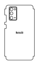 Hidrogél - hátsó védőfólia (full cover) - Samsung Galaxy Note 20 Hidrogél - hátsó védőfólia (full cover) - Samsung Galaxy Note 20