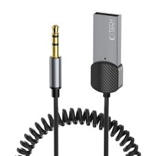 Kábel Tech-Protect Ultraboost Bluetooth Aux Audio Adapter Cable Grey Kábel Tech-Protect Ultraboost Bluetooth Aux Audio Adapter Cable Grey