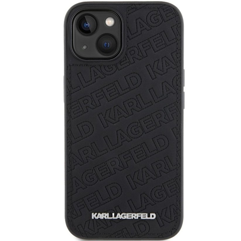 Kryt Original Faceplate Case Karl Lagerfeld Klhcp15Mpqkpmk iPhone 15 Plus (Quilted Pattern / Black)