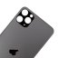 Apple iPhone 11 Pro - Sklo zadného housingu so zväčšeným otvorom na kameru (Space Grey)