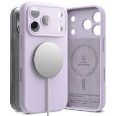 Ringke Silikonové magnetické pouzdro Magsafe iPhone 17 Pro Light Purple