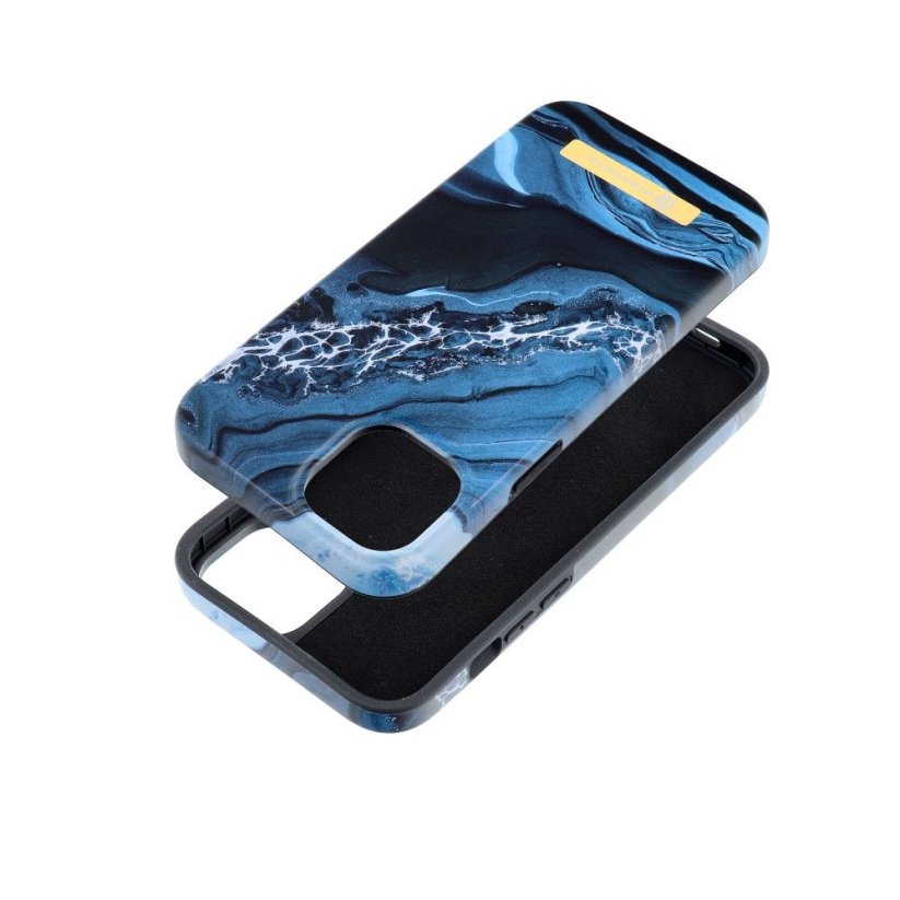 Kryt Forcell F-Protect Mirage Case s MagSafe iPhone 15 Plus Ocean Marble