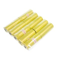 Plastic Bags Dog Excrement 10 Rolls Yellow Plastic Bags Dog Excrement 10 Rolls Yellow