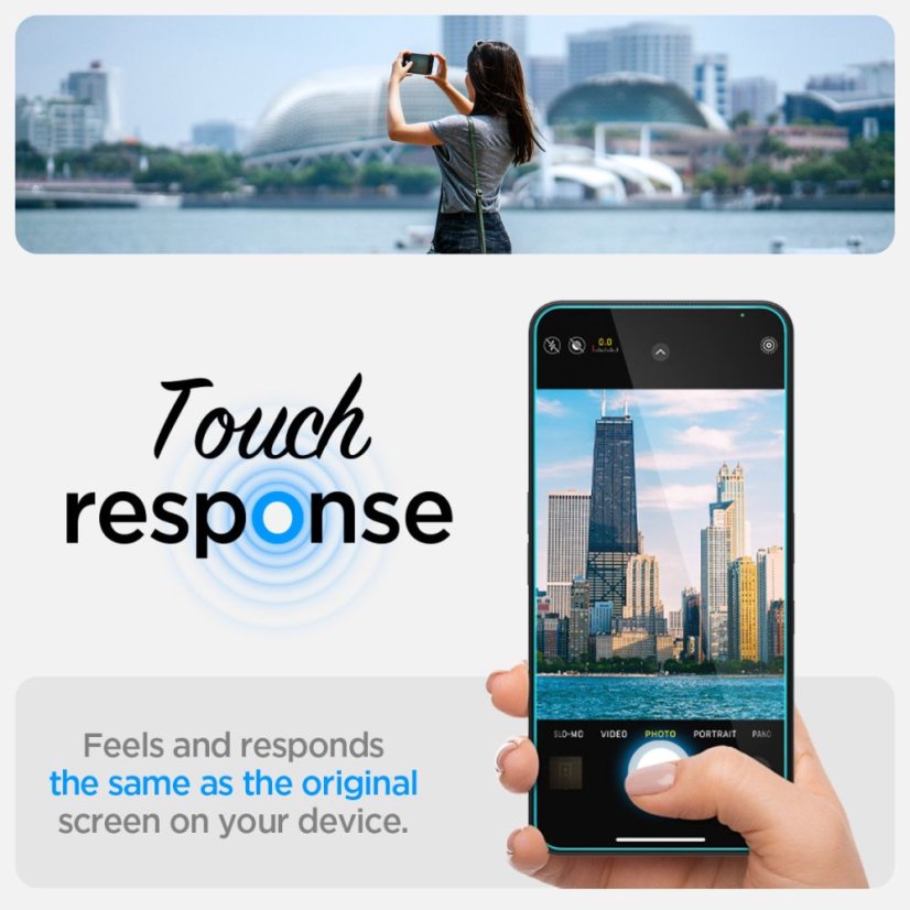 2ks v balení, set ochranných skiel Spigen Glas.Tr ”Ez Fit” 2-Pack Nothing Phone 3 Clear