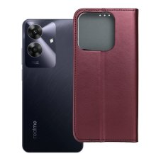 Kryt Flip Case Realme Note 60 Smart Magneto Burgundy