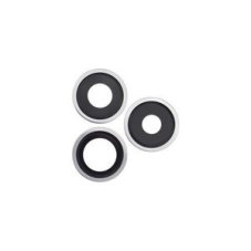 iPhone 13 Pro, 13 Pro Max - Csere hátsó kameraüveg kerettel (Starlight)