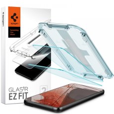 2ks v balení, set ochranných skiel Spigen Glas.Tr ”Ez Fit” 2-Pack Samsung Galaxy S22
