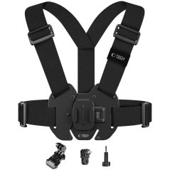 Tech-Protect Ga100 Chest Mount Gopro / Dji Black Tech-Protect Ga100 Chest Mount Gopro / Dji Black