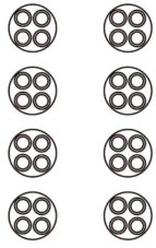 Hydrogel - 8x ochranná fólia zadnej kamery - Huawei Honor 50 Lite Hydrogel - 8x ochranná fólia zadnej kamery - Huawei Honor 50 Lite