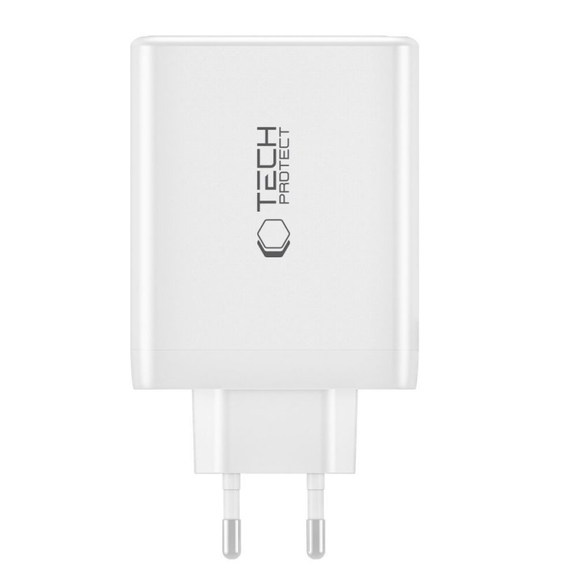 Nabíjačka do siete Tech-Protect Nc100W-Gan 4-Port Network Charger PD100W/QC3.0 White