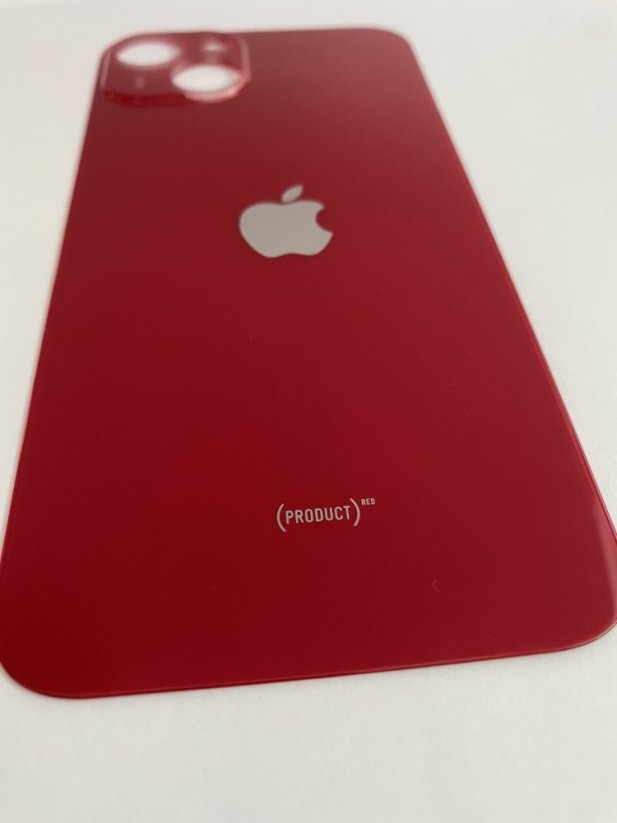 Apple iPhone 14 Plus - Sklo zadného housingu so zväčšeným otvorom na kameru (PRODUCT)RED™