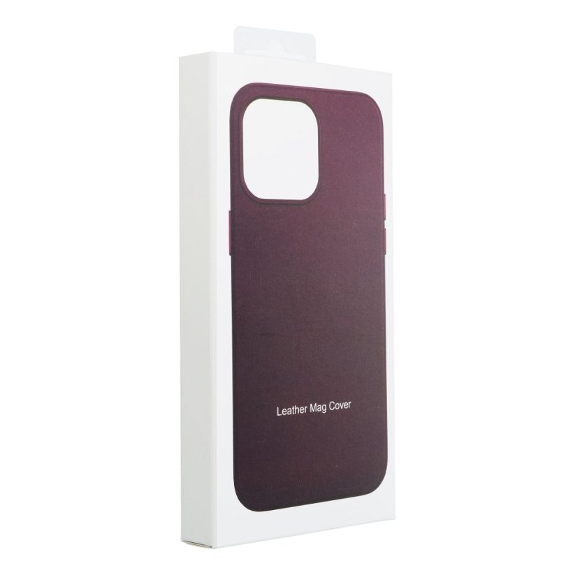 Kryt Leather Mag Cover Case iPhone 14 Plus Dark Violet