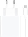 Xiaomi MDY-16-EF USB-A 33W Utazótöltő + USB-C 3A adatkábel Fehér