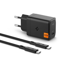 Nabíjačka do siete Spigen Arcstation Pro Gan-651 1-Port Network Charger 65W + Type-C Cable Black