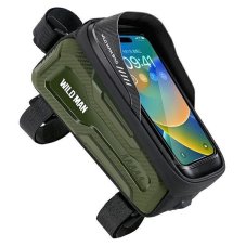 Kryt Držiak na bicykel Wildman Traveling Bag Bike Frame With Zipper 1L (4 "- 7") M20 Green Kryt Držiak na bicykel Wildman Traveling Bag Bike Frame With Zipper 1L (4 "- 7") M20 Green