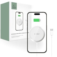 Kryt Tech-Protect Qi15W-A34 Magnetic Magsafe Wireless Charger White