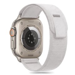 Remienok Tech-Protect Nylon Stripe Apple Watch 6 / 7 / 8 / 9 / 10 / SE / Ultra 1 / 2 (44 / 45 / 46 / 49 mm) Crayon Grey