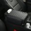 Seat Armrest Box Heightening Storage Bag Black