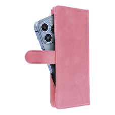 Kryt Flip Case iPhone 12 / 13 / Samsung Galaxy S6 / A5 2016 / Xcover 4 / S22 / Huawei P8 2017 Common Book Size S Pink