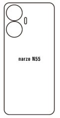 Hydrogel - zadná ochranná fólia - Realme Narzo N55