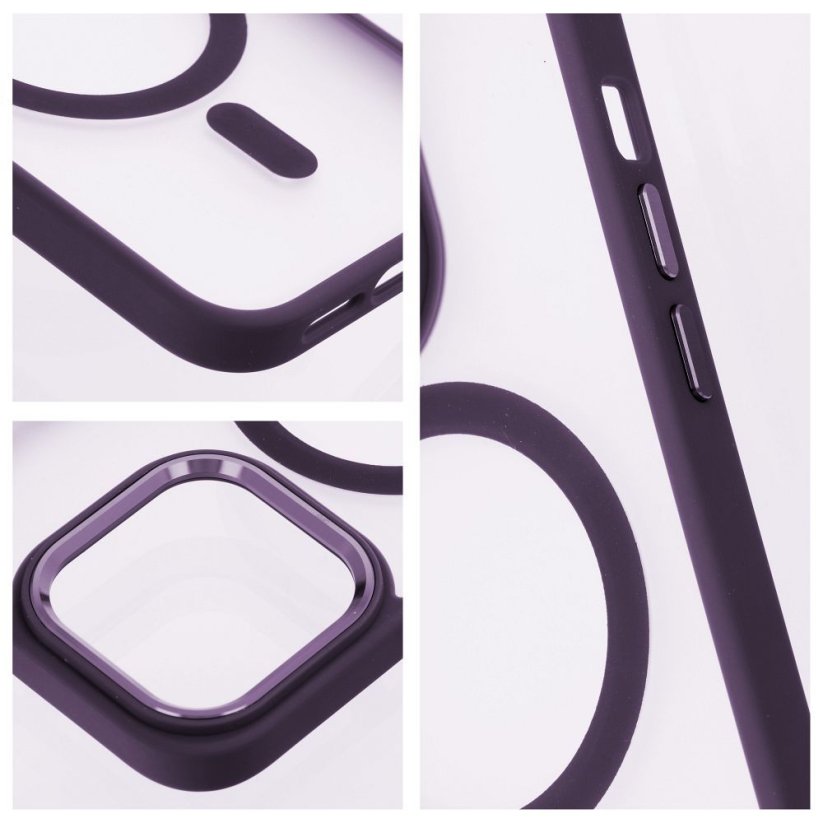 Kryt Matte Mag Cover Case s MagSafe iPhone 14 Plus Purple