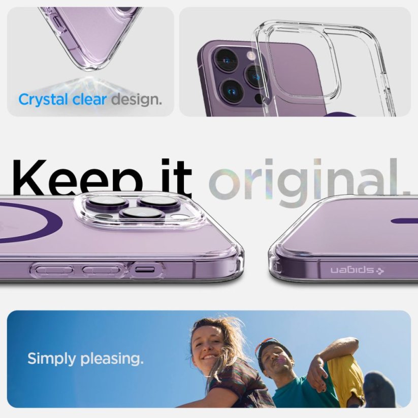 Kryt Spigen Ultra Hybrid Mag Magsafe iPhone 14 Pro Deep Purple