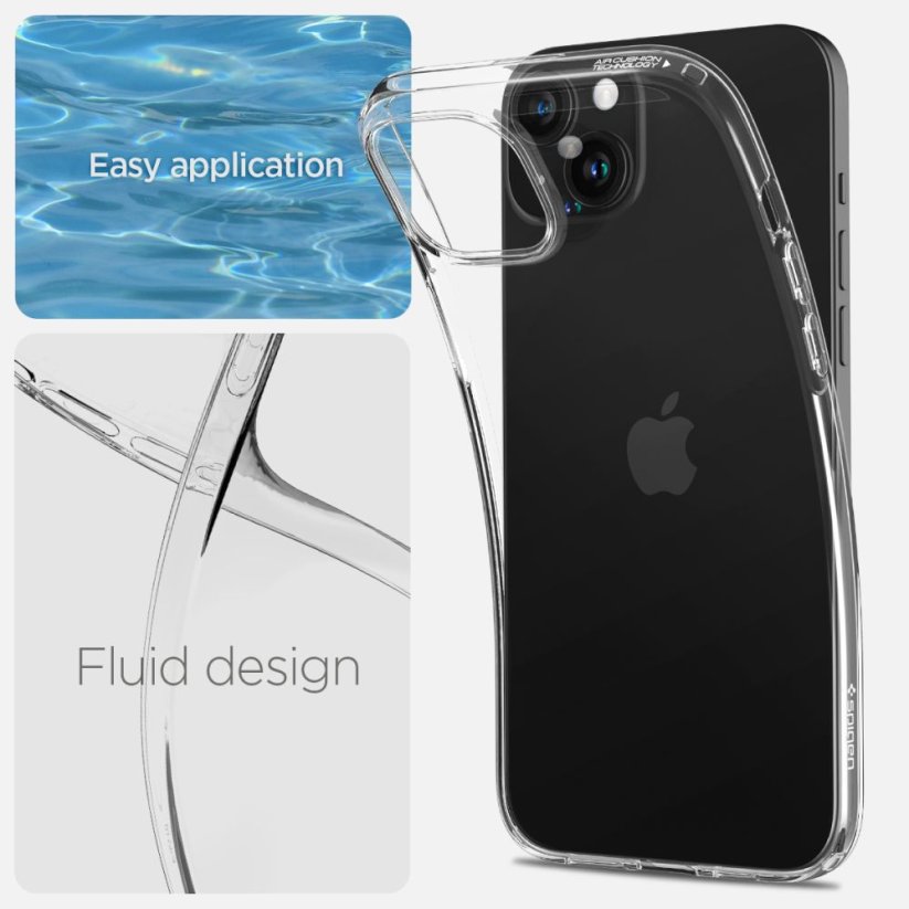 Kryt Spigen Liquid Crystal iPhone 15 Crystal Clear
