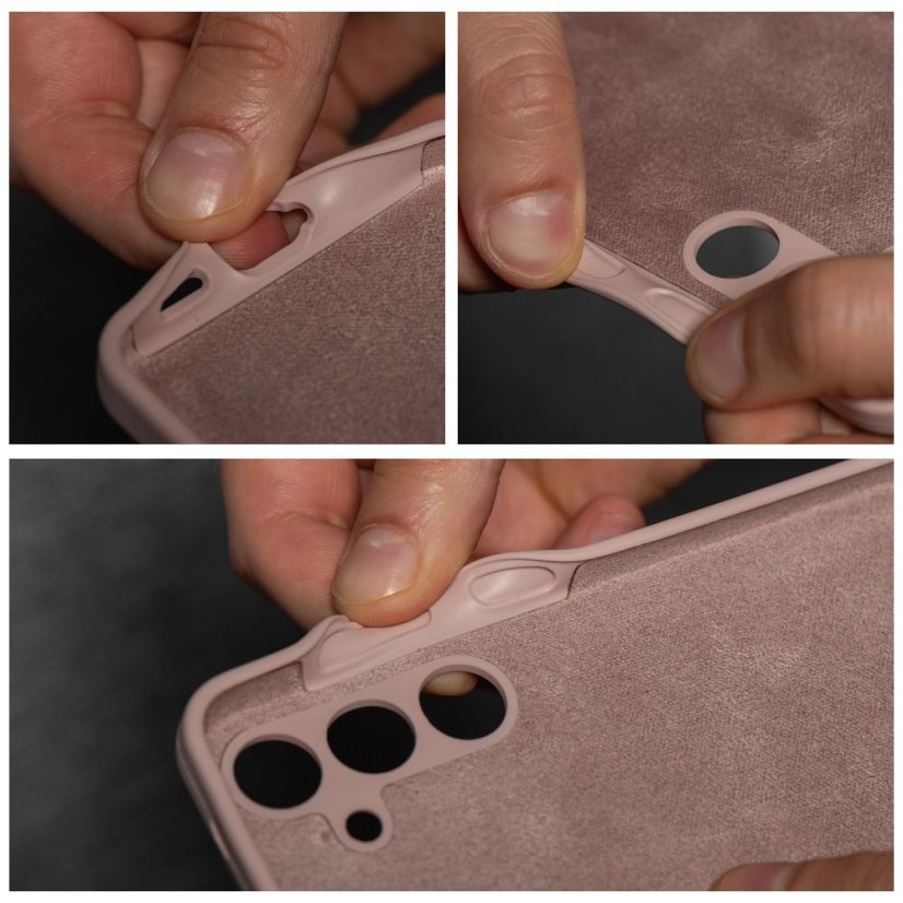 Kryt Case Poco C75 Silicone 2mm Pudrowy Pink