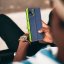 Kryt Fancy Book Case Samsung Galaxy A13 4G Navy / Lime