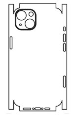 Hydrogel - zadná ochranná fólia (full cover) - iPhone 13 mini - typ výrezu 8