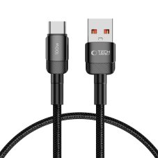 Kábel Tech-Protect Ultraboost Evo Type-C Cable 100W/5A 50cm Black