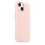 iPhone 14 Silicone Case s MagSafe - Chalk Pink design (ružový)