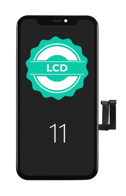 Fekete LCD kijelző + érintőképernyő Apple iPhone 11