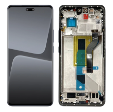 OLED kijelző + érintőképernyő fekete kerettel – Xiaomi 13 Lite
