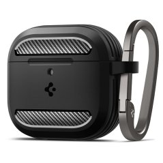 Kryt Spigen Rugged Armor Apple Airpods 4 Matte Black Kryt Spigen Rugged Armor Apple Airpods 4 Matte Black
