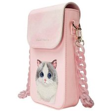 Tok Nimmy Set 3v1 Phone Bag + Wallet + Gps Cover Big Eyed Pet 2.0 Cat Pink