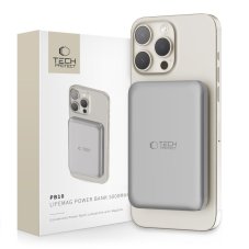 Externá batéria Tech-Protect Pb10 Lifemag Magsafe Power Bank 5000Mah Titanium Externá batéria Tech-Protect Pb10 Lifemag Magsafe Power Bank 5000Mah Titanium