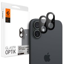 Ochranné sklo zadnej kamery 2ks v balení, set ochranných skiel zadnej kamery Spigen Optik Glas.Tr Camera Protector 2-Pack iPhone 16 / 16 Plus Black Ochranné sklo zadnej kamery 2ks v balení, set ochranných skiel zadnej kamery Spigen Optik Glas.Tr Camera Protector 2-Pack iPhone 16 / 16 Plus Black