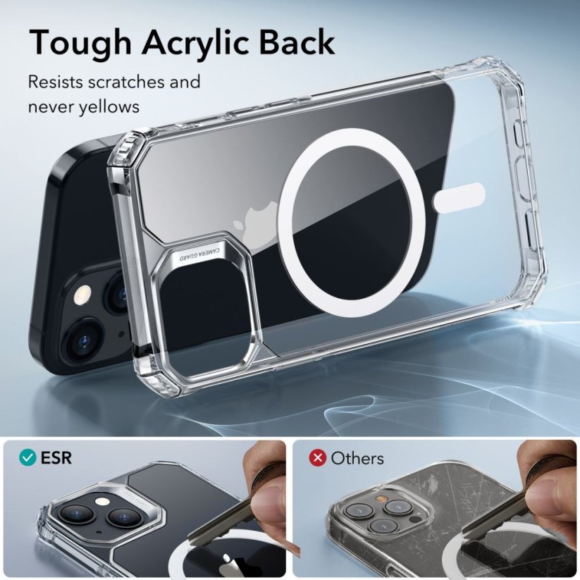 Kryt ESR Air Armor Halolock Magsafe iPhone 15 Clear