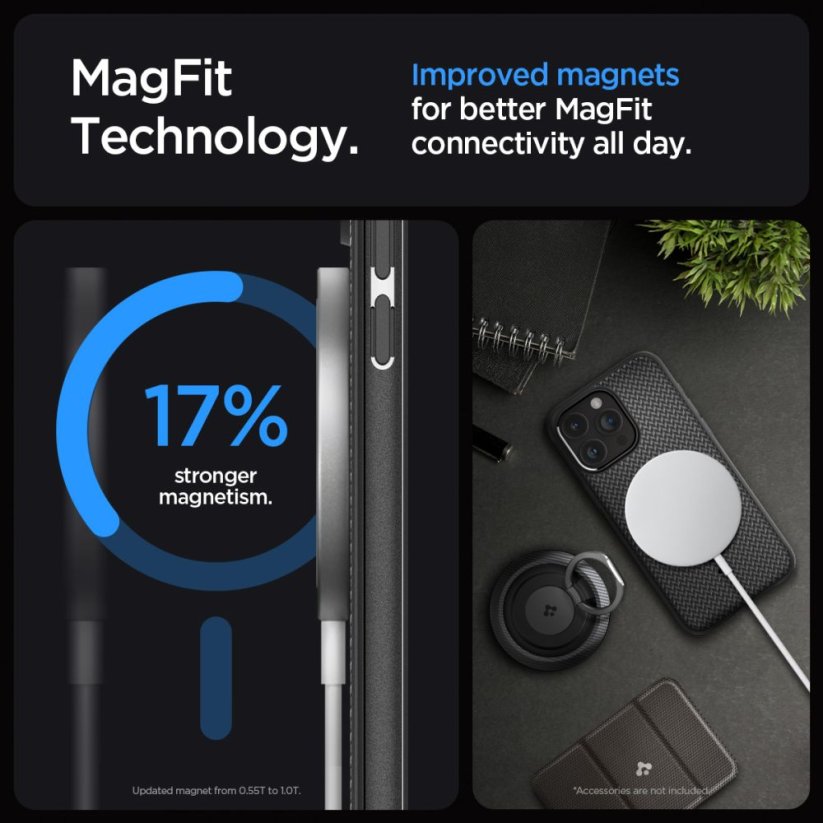 Kryt Spigen Mag Armor Magsafe iPhone 15 Pro Max Matte Black