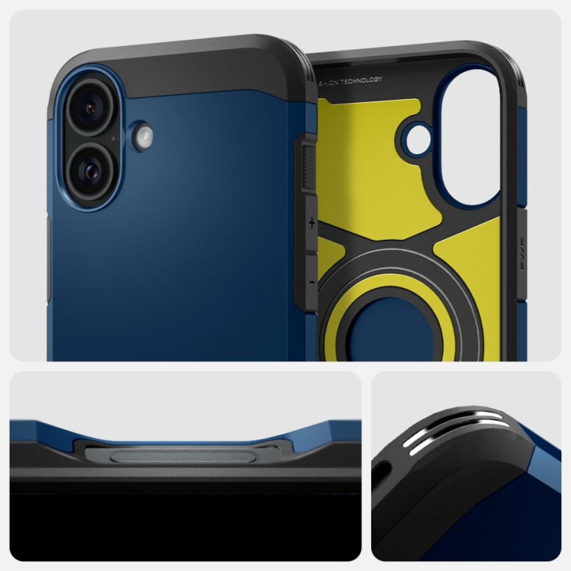Kryt Spigen Tough Armor Mag Magsafe iPhone 16 Navy Blue