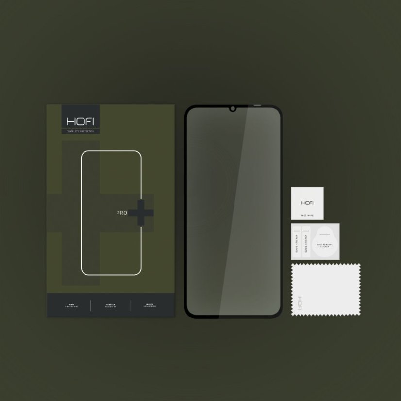 Ochranné tvrdené sklo Hofi Glass Pro+ Xiaomi Redmi 13C 4G / 5G / Poco C65 Black