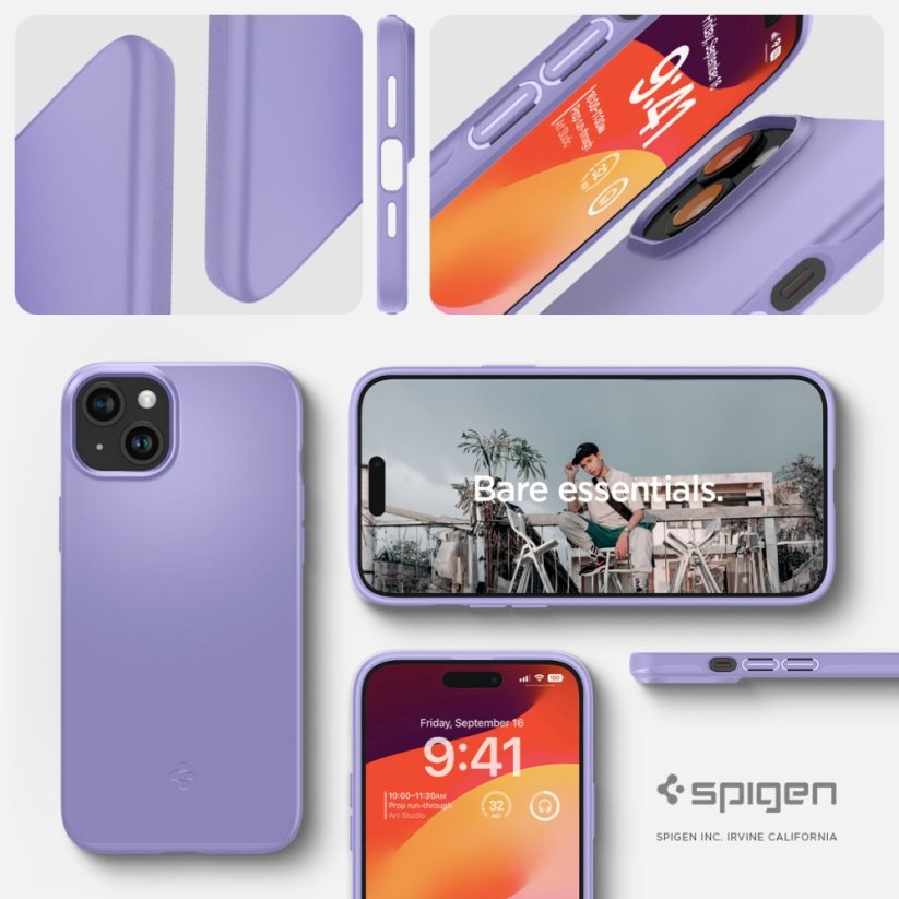 Kryt Spigen Thin Fit iPhone 15 Iris Purple