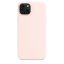 iPhone 15 Plus Silicone Case s MagSafe - Light Pink design (ružový)