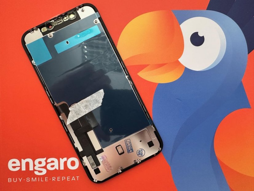 Fekete LCD kijelző + érintőképernyő Apple iPhone 11